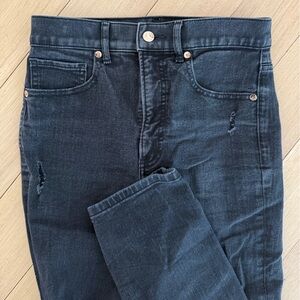 Express Black Distressed Women's Jeans